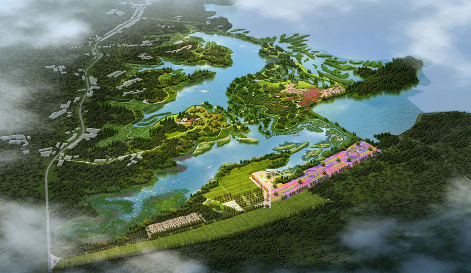 我司加入的合肥市肥东县十八联圩湿地修复工程二期工程正式开工